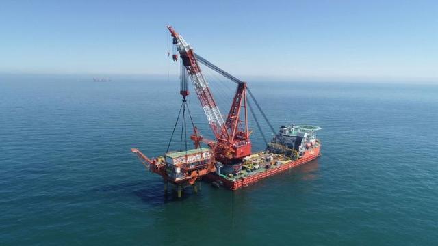 标志着区块工程建设完工具备投产条件,对进一步提高海洋油气资源开发